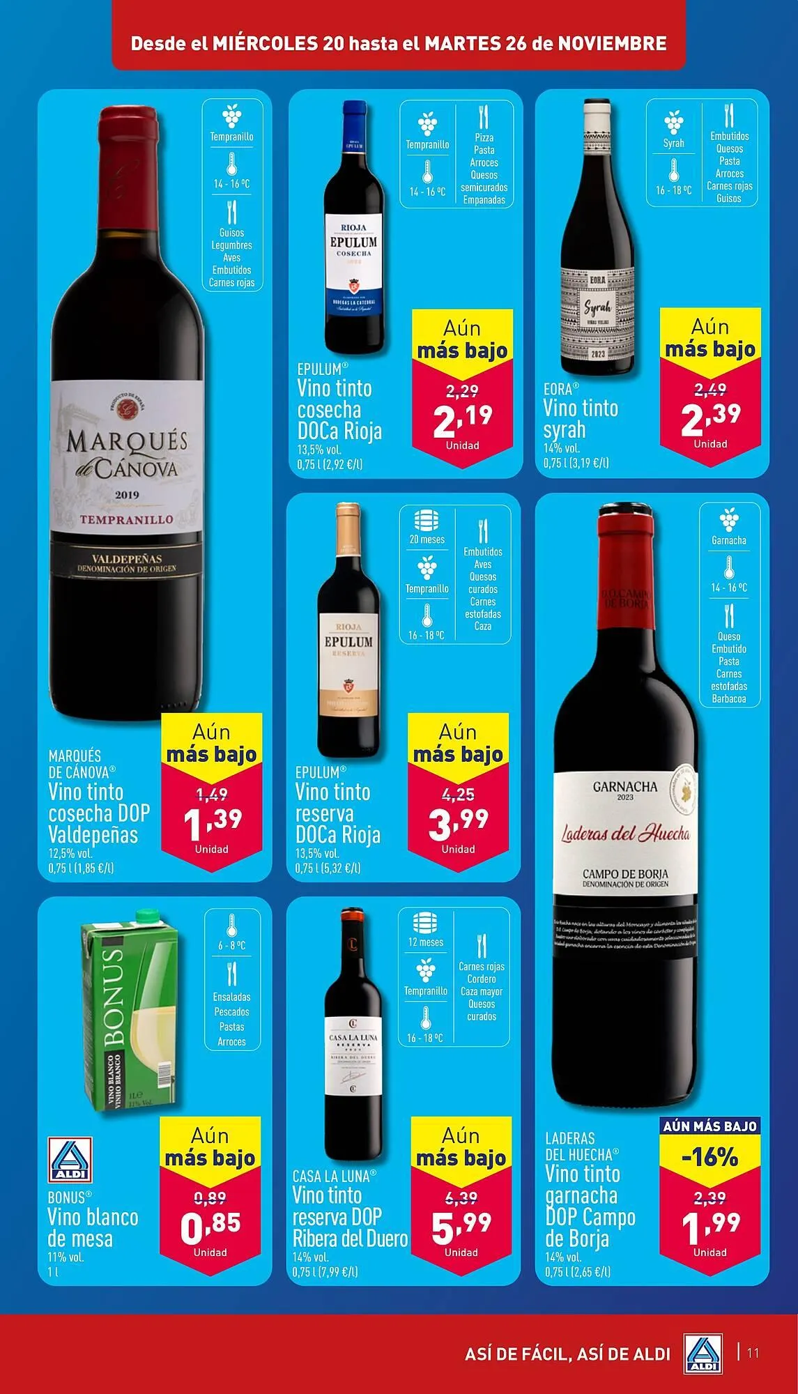 Catálogo de Folleto ALDI 20 de noviembre al 26 de noviembre 2024 - Página 11