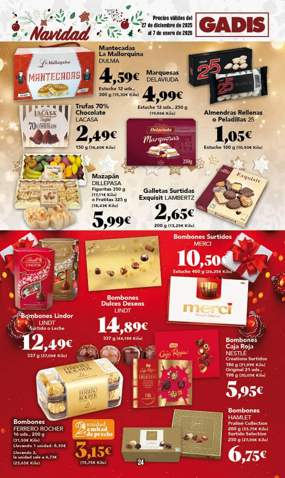 Catálogo de Folleto Gadis 27 de diciembre al 7 de enero 2026 - Página 24