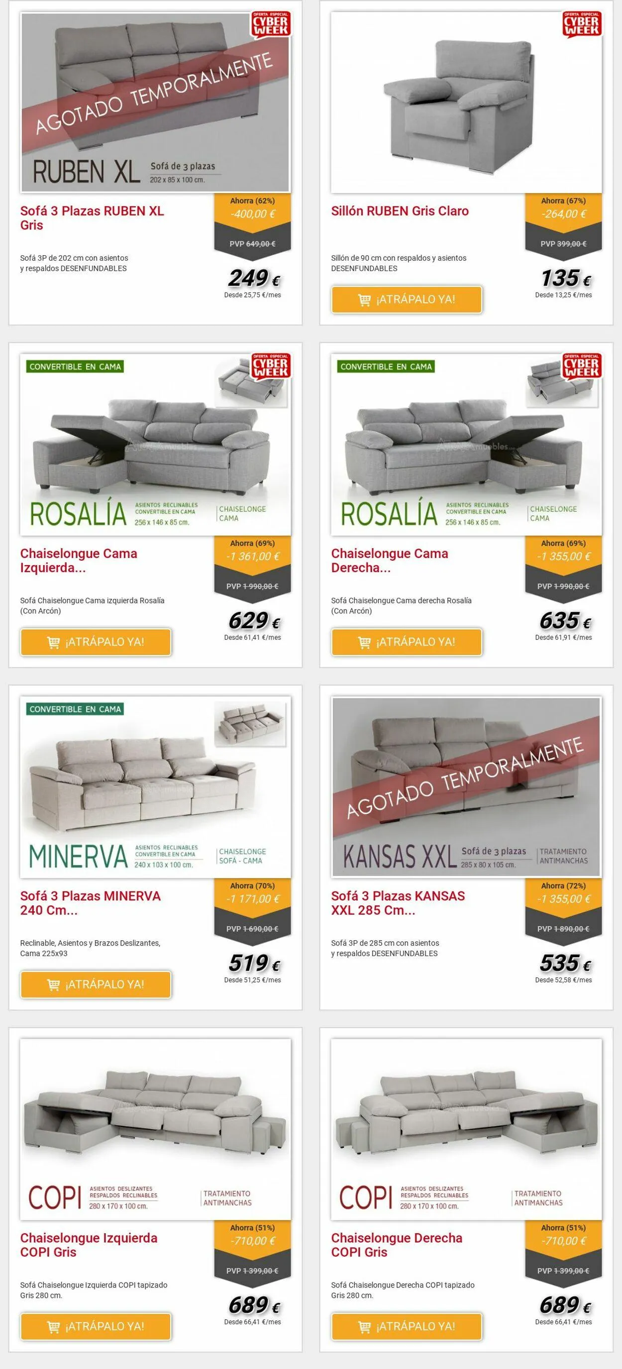 Catálogo de Atrapamuebles Oferta actual 1 de diciembre al 16 de diciembre 2023 - Página 6