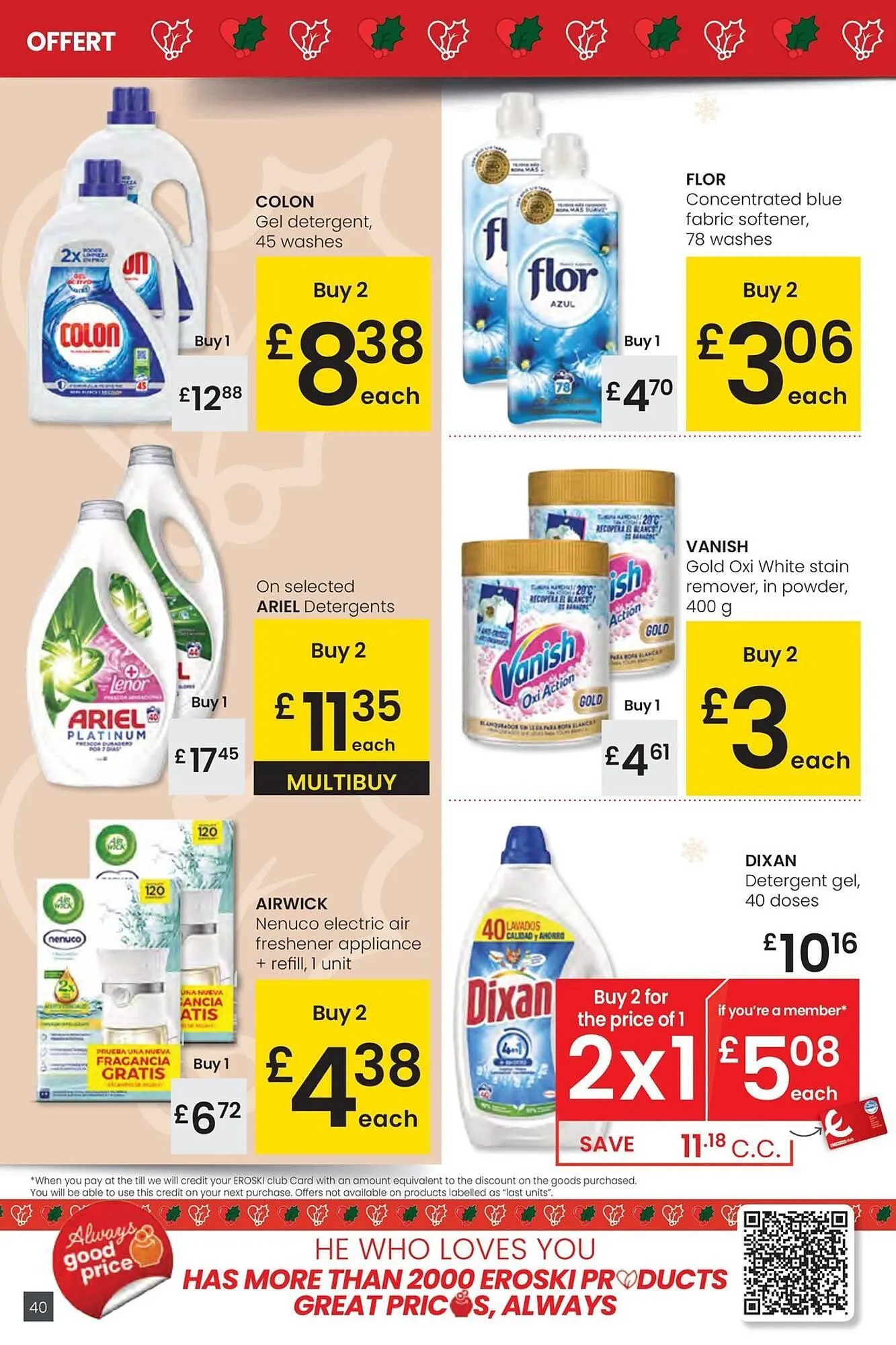 Catálogo de Folleto Eroski 18 de diciembre al 31 de diciembre 2025 - Página 40