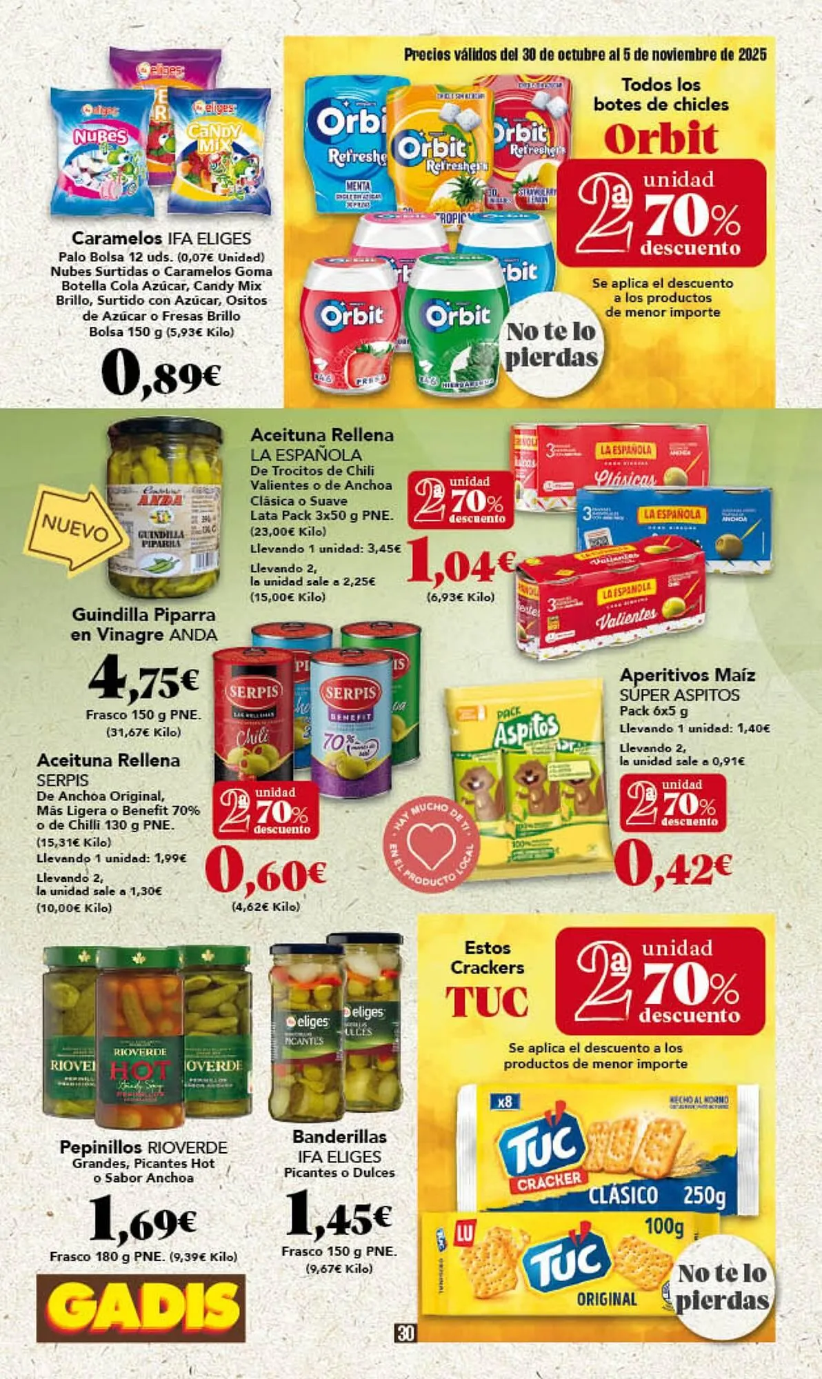 Catálogo de Folleto Gadis 30 de octubre al 5 de noviembre 2025 - Página 30