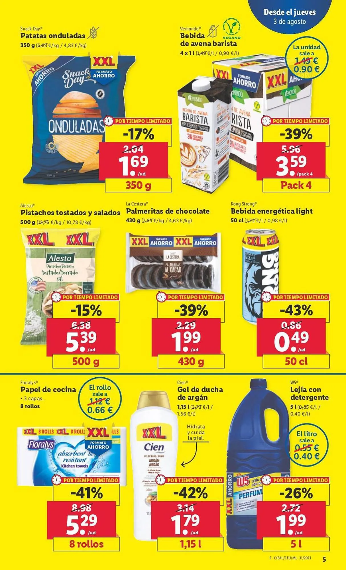 Catálogo de Folleto Lidl 3 de agosto al 9 de agosto 2023 - Página 5