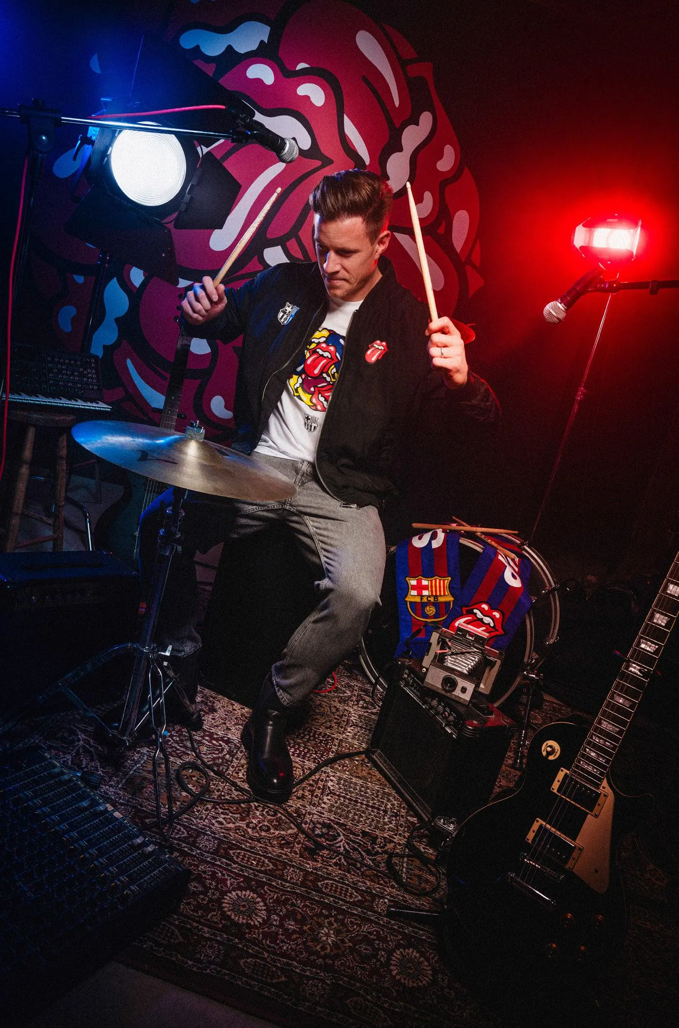 Camiseta de edición limitada Barça x Rolling Stones