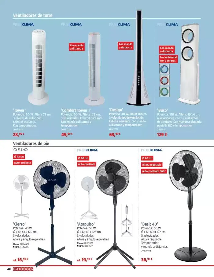 Catálogo de Clima. Soluciones de climatización 9 de abril al 9 de mayo 2025 - Página 40