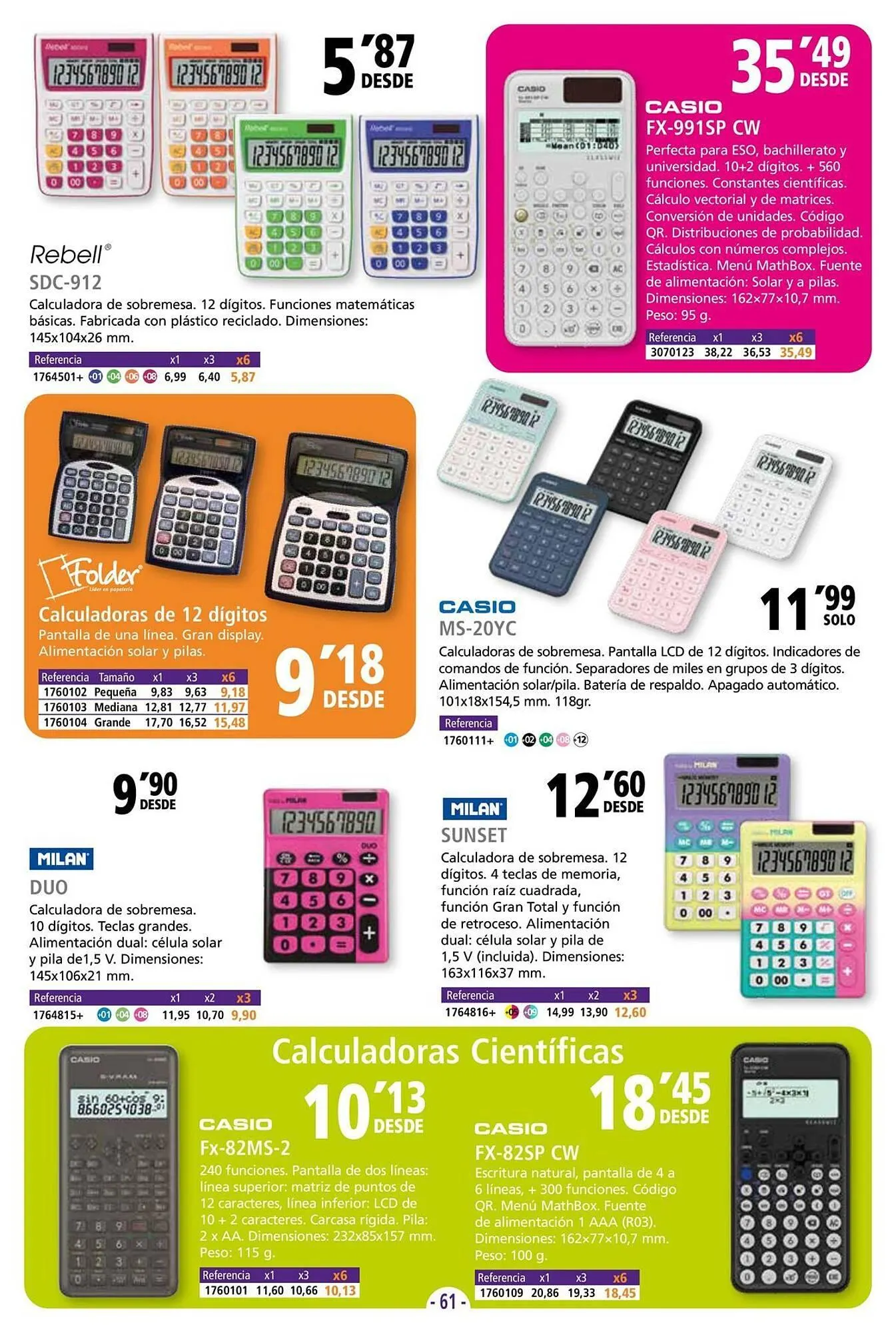 Catálogo de Catálogo Folder 8 de mayo al 10 de octubre 2026 - Página 61