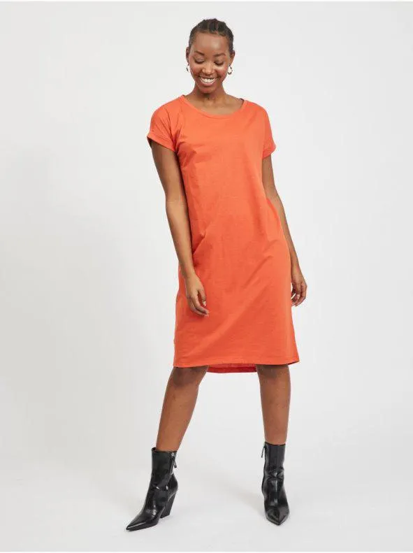 Vestido corto de manga corta mujer