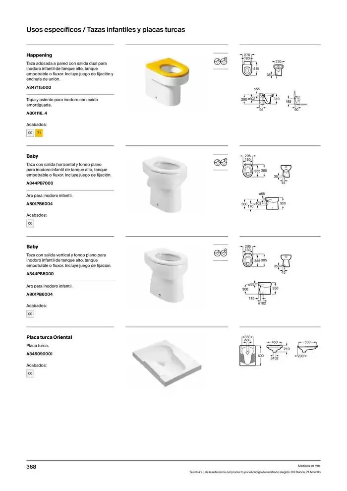 Catálogo de Colecciones de Baño, Muebles y Accesorios 9 de enero al 31 de diciembre 2025 - Página 370