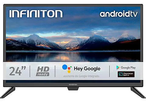 TV LED 24'' - INTV-24MA1300 INFINITON, HD+, Smart TV, Negro
