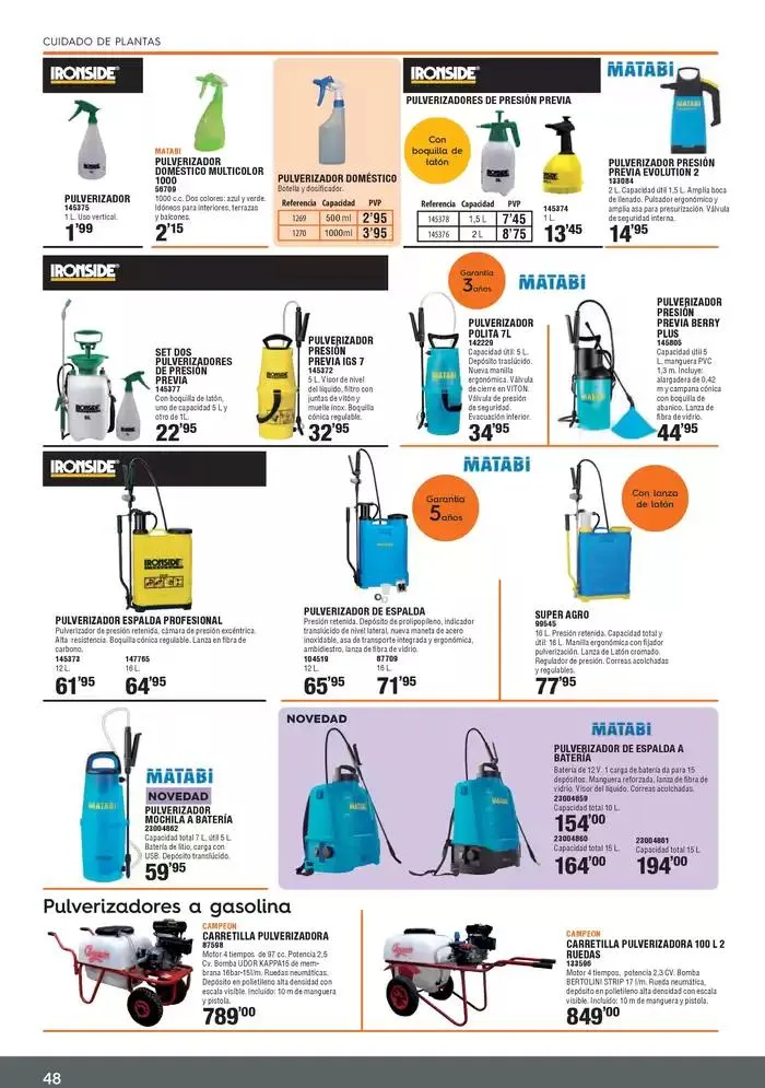 Catálogo de Especial Jardín 22 de marzo al 27 de junio 2025 - Página 48