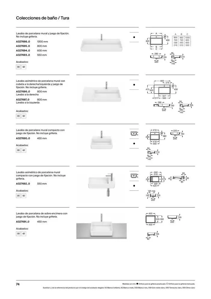 Catálogo de Colecciones de Baño, Muebles y Accesorios 9 de enero al 31 de diciembre 2025 - Página 76