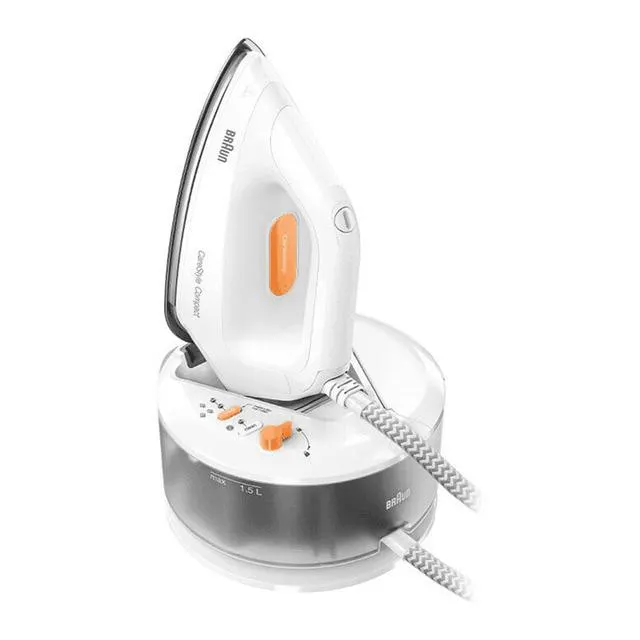 Centro de planchado Braun CareStyle Compact IS2132WH con tecnología DoubleSteam