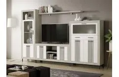 Composición en gris y blanco