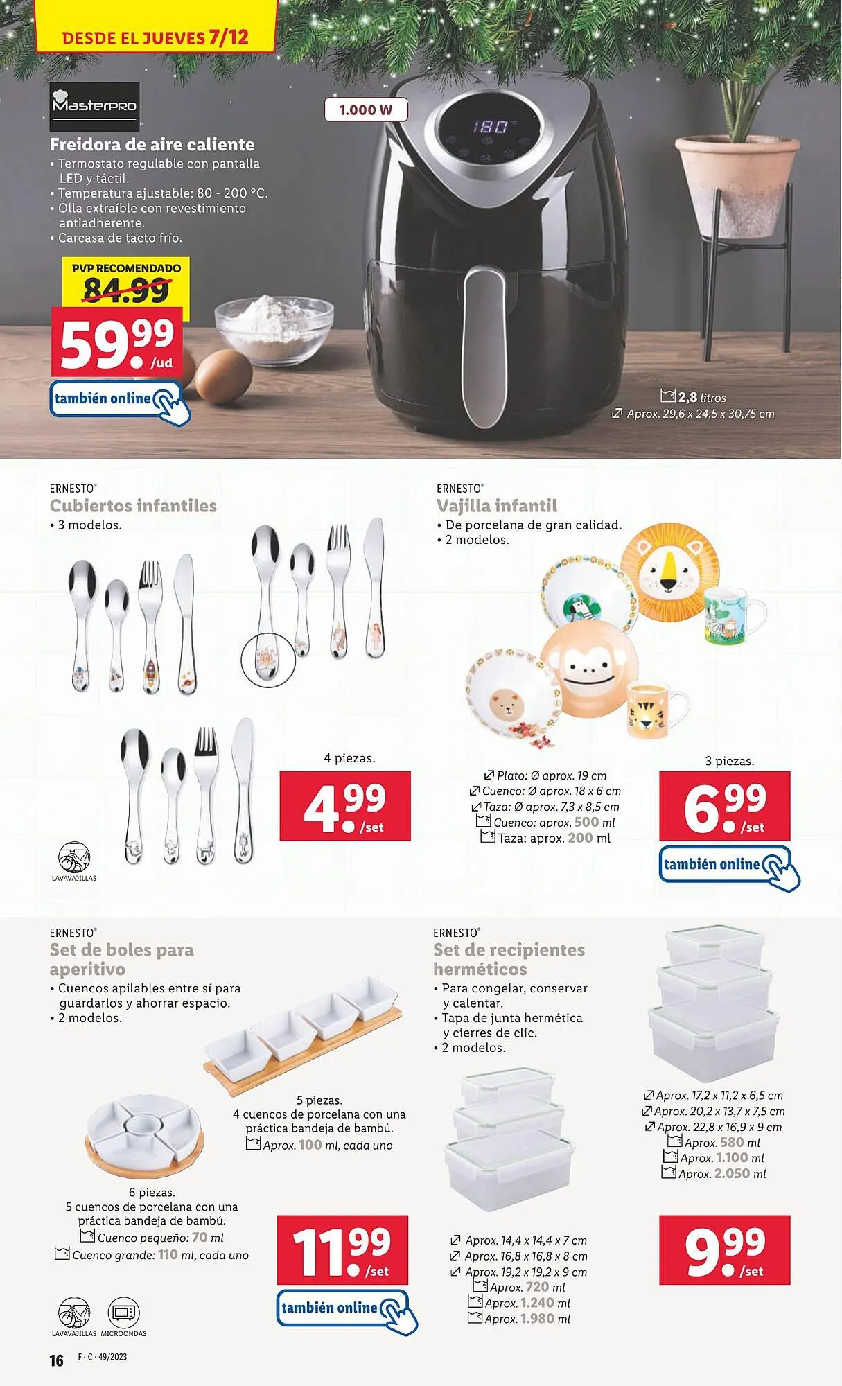 Catálogo de Folleto Lidl 4 de diciembre al 10 de diciembre 2023 - Página 46