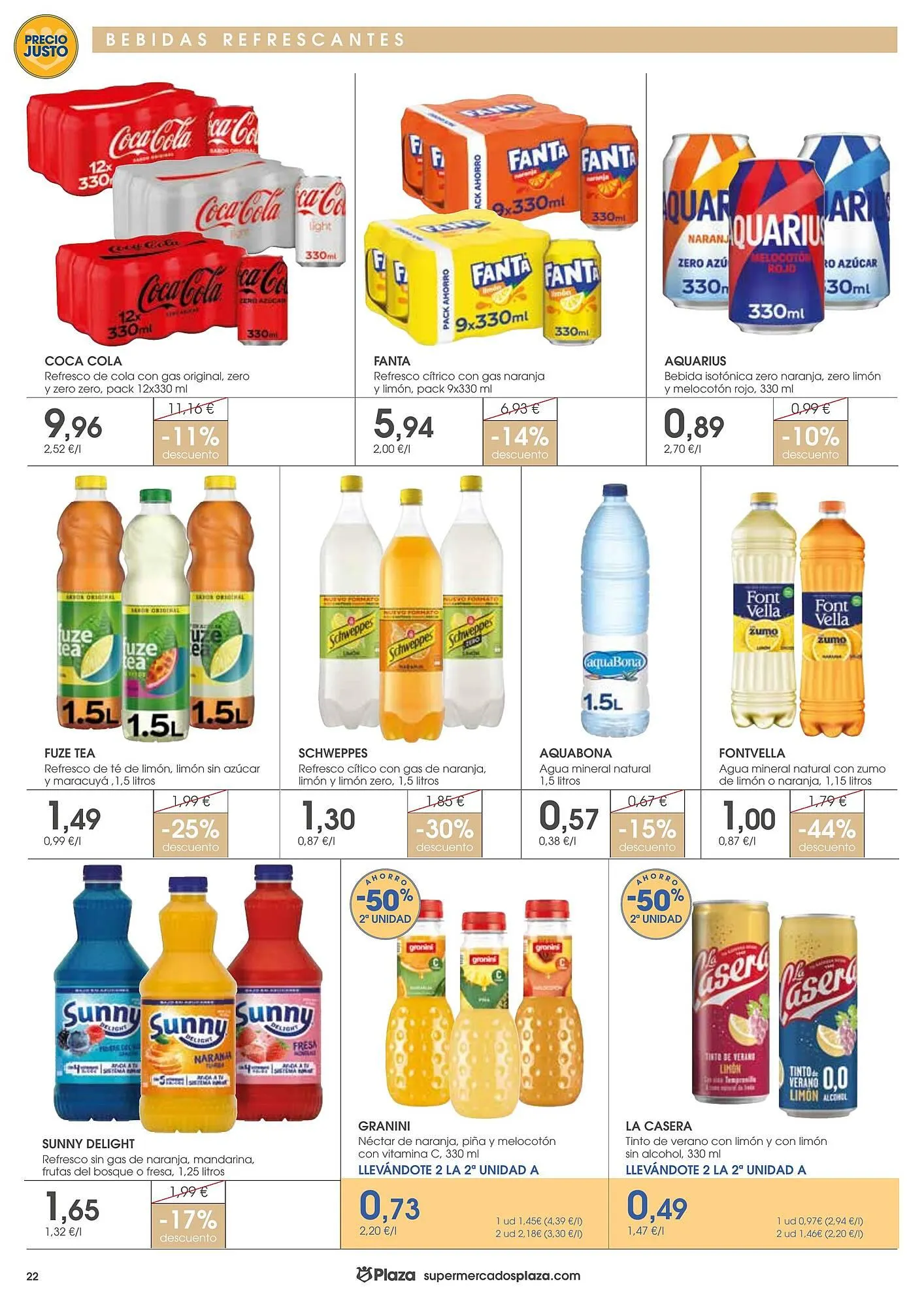 Catálogo de Folleto Supermercados Plaza 10 de abril al 22 de abril 2026 - Página 22