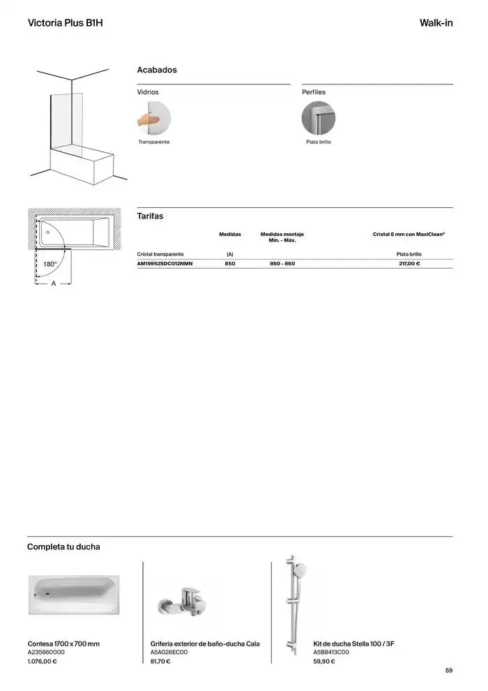 Catálogo de Mamparas de Baño 9 de enero al 31 de diciembre 2025 - Página 61