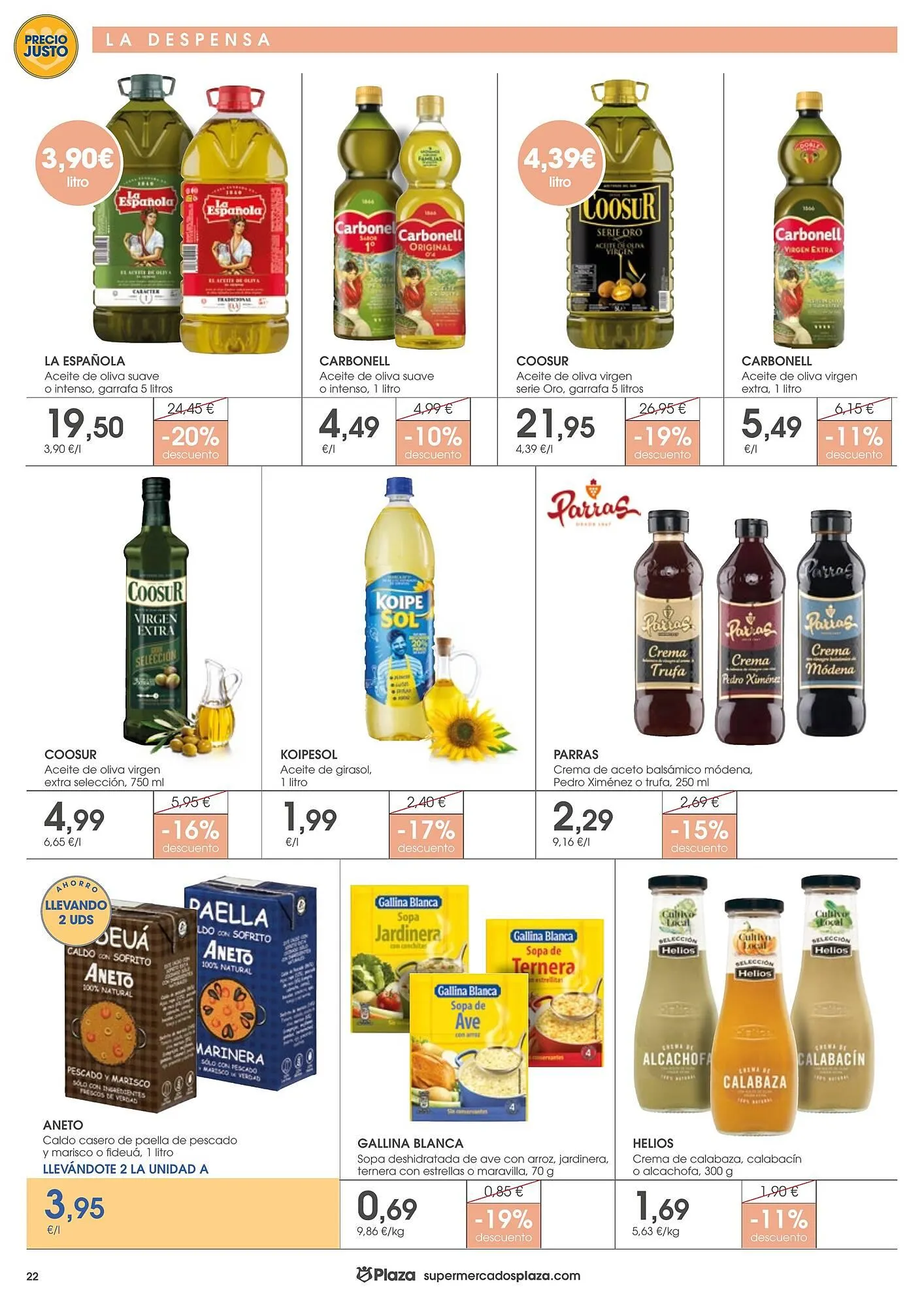 Catálogo de Folleto Supermercados Plaza 5 de marzo al 18 de marzo 2026 - Página 22