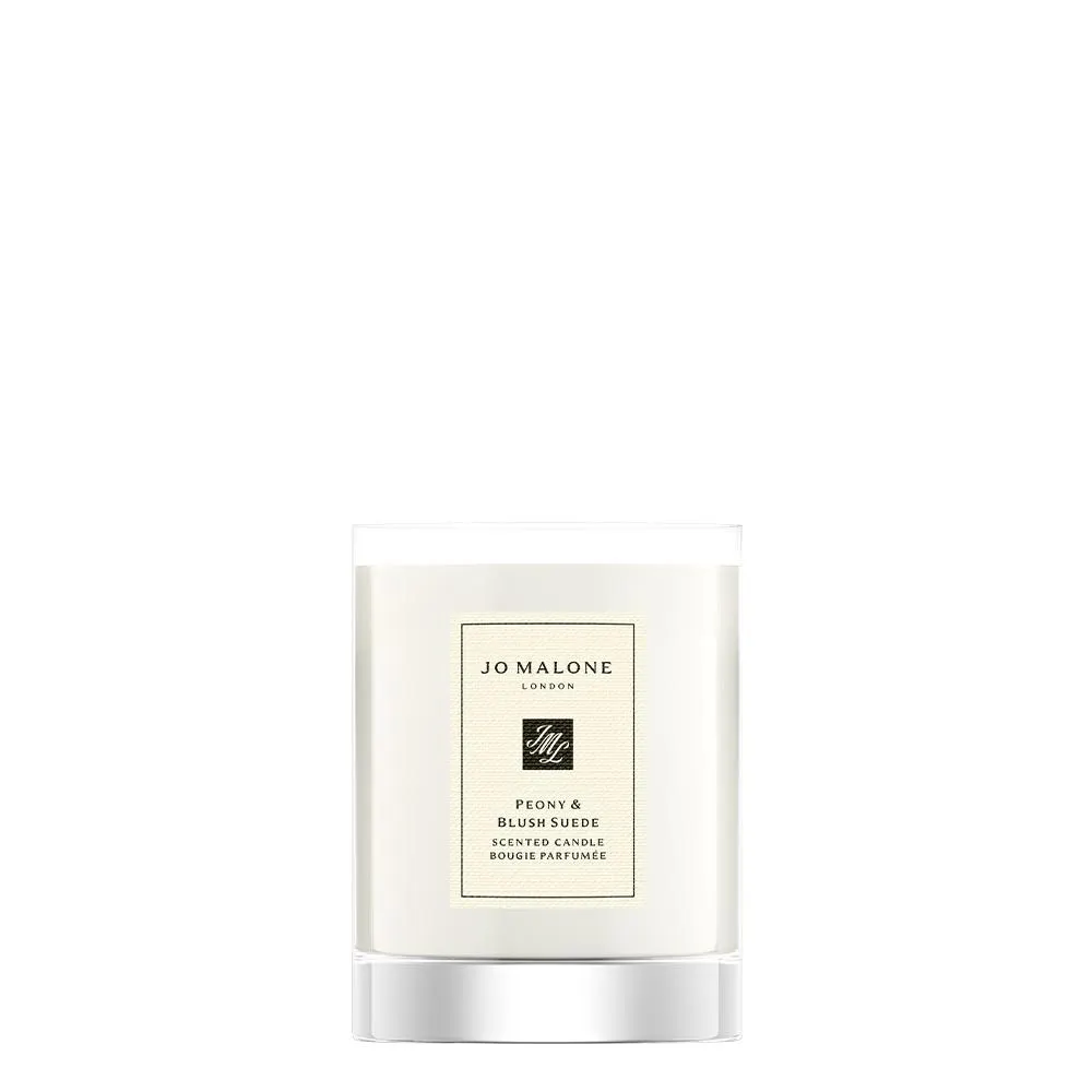Peony & Blush Suede Travel Candle