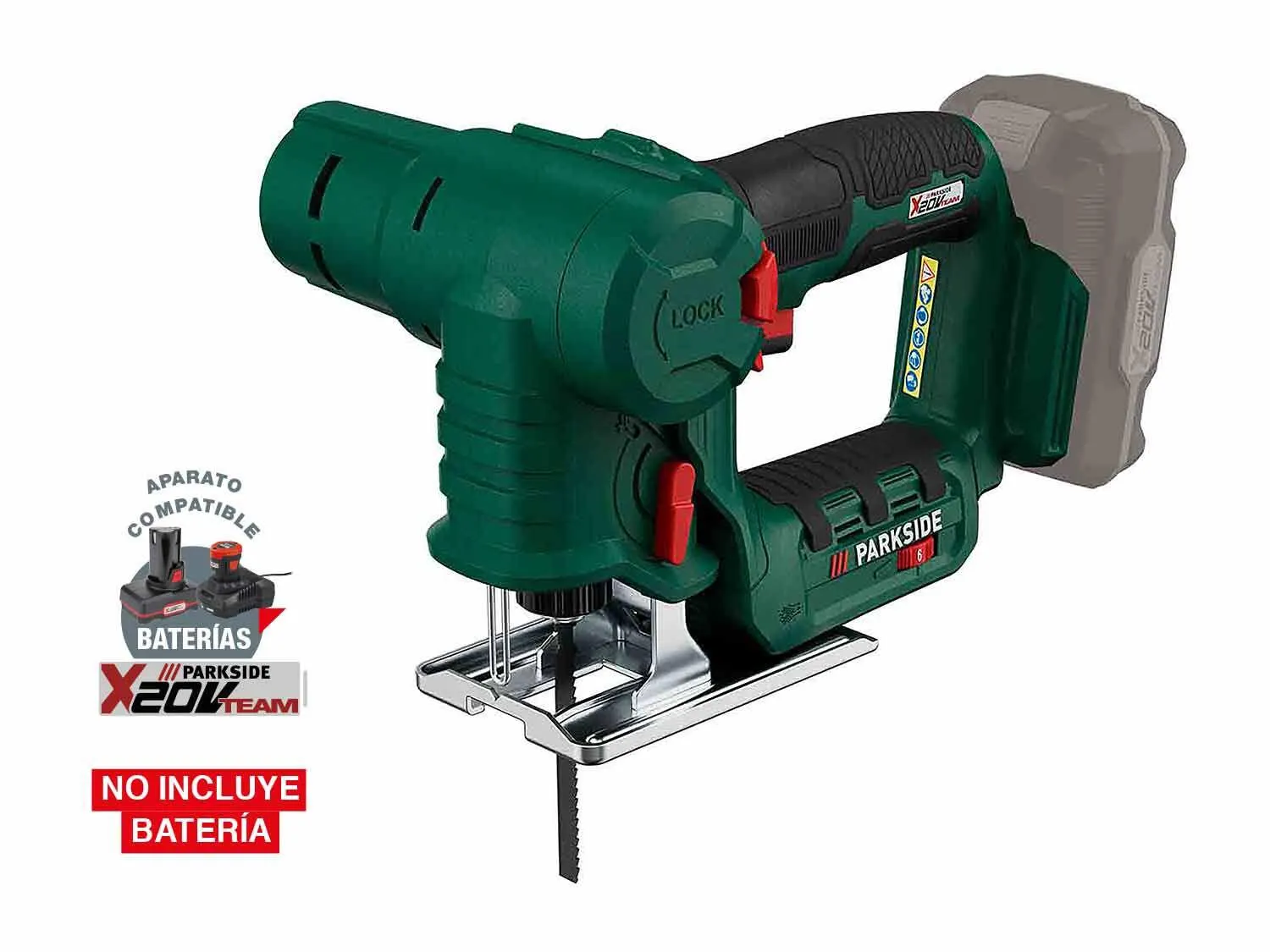 Sierra de calar y de sable recargable 20V