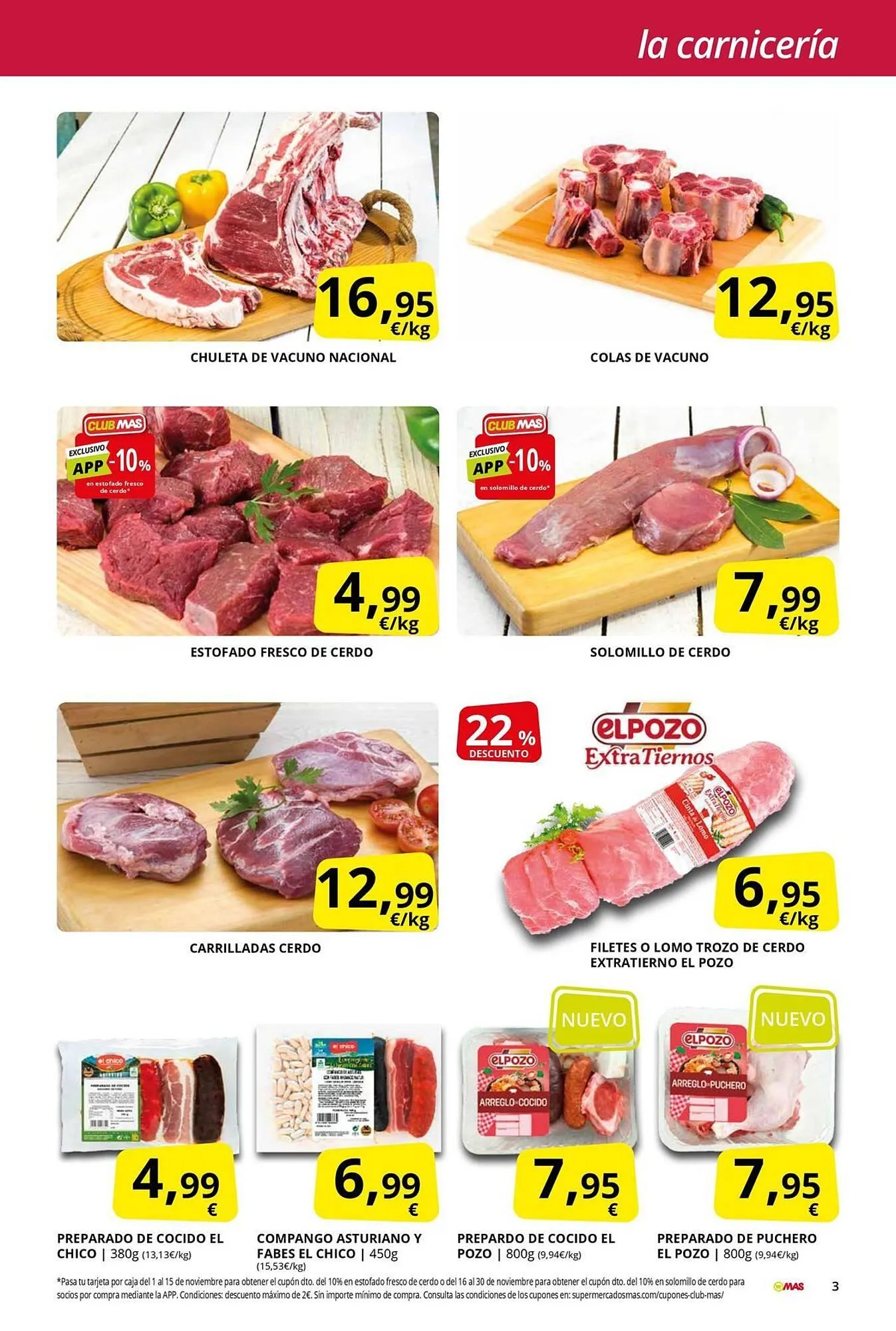 Catálogo de Folleto Supermercados MAS 31 de octubre al 30 de noviembre 2025 - Página 3