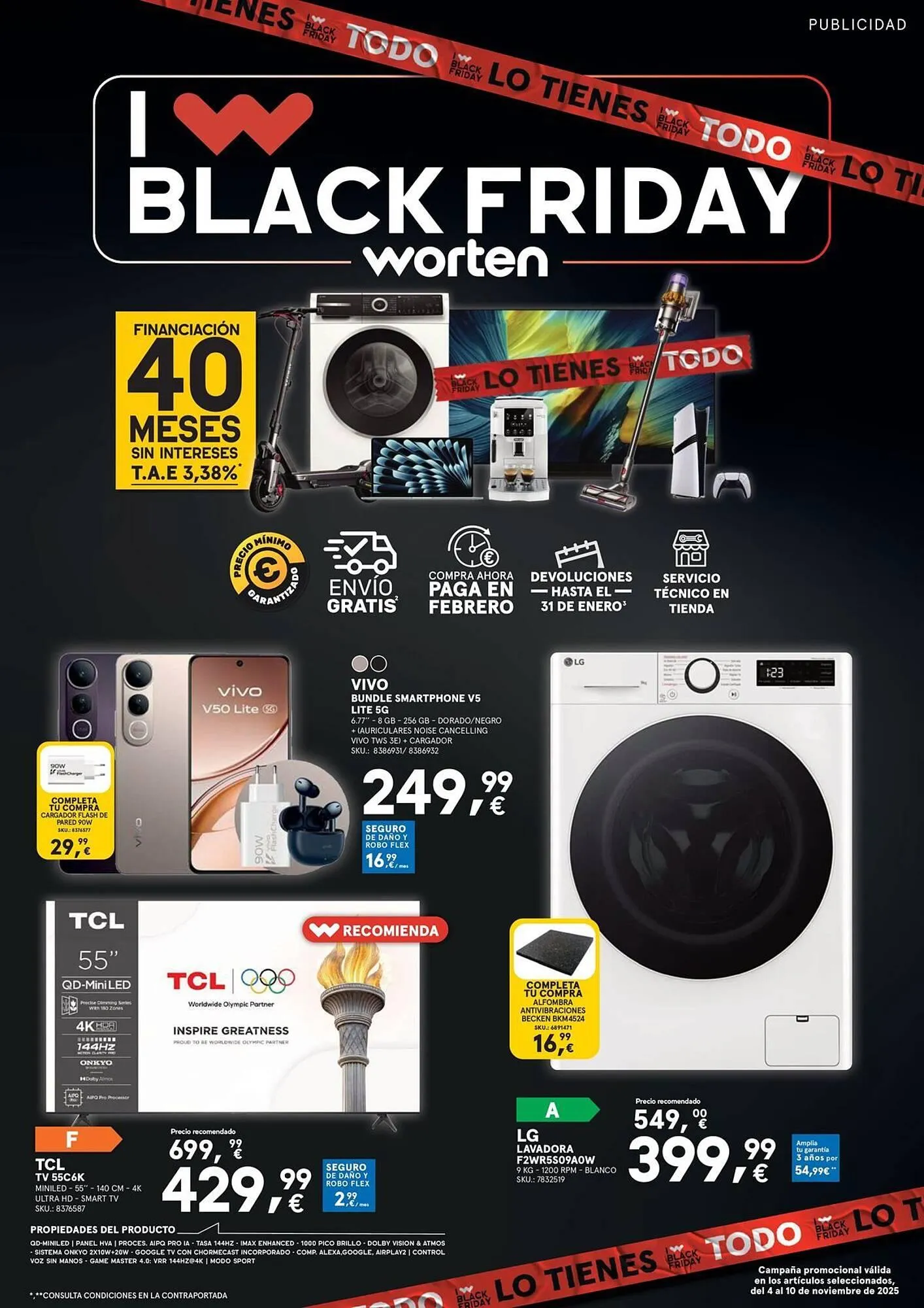 Catálogo de Folleto Worten 4 de noviembre al 10 de noviembre 2025 - Página 1