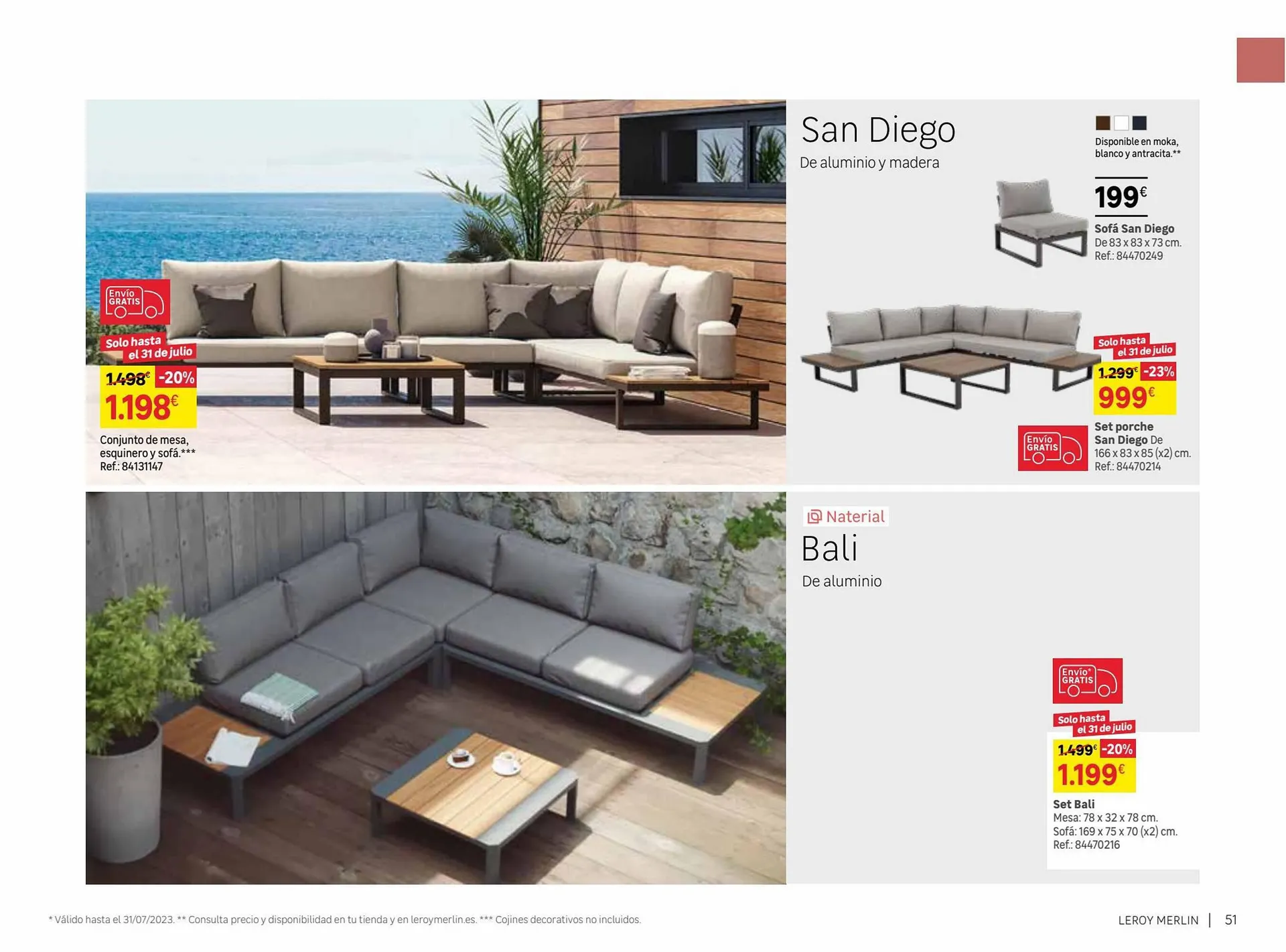 Catálogo de Folleto Leroy Merlin 9 de junio al 31 de julio 2023 - Página 51