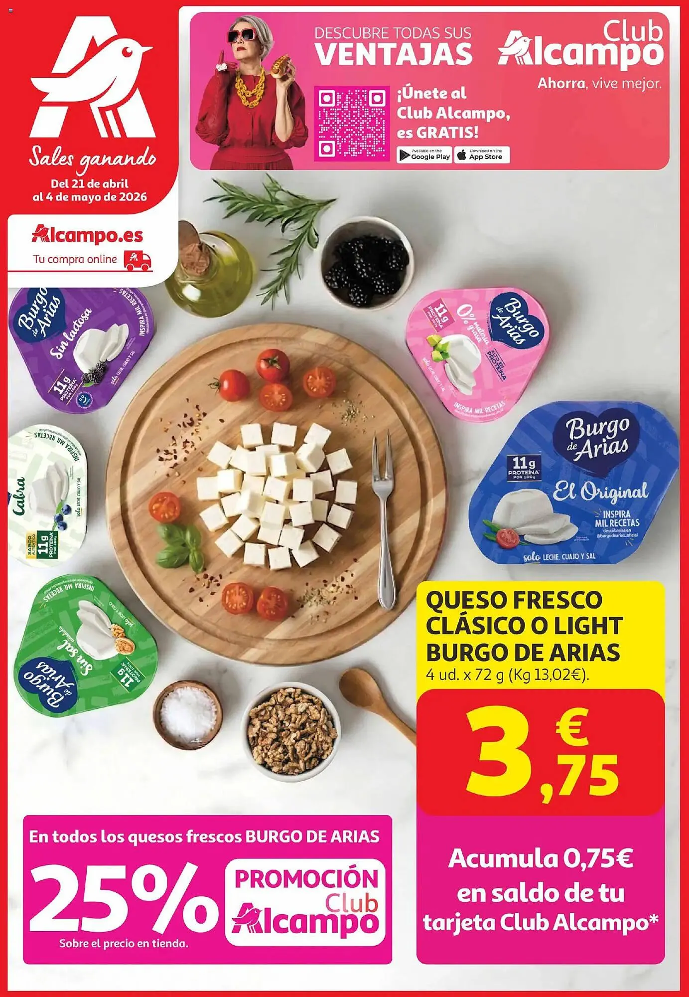 Catálogo de Folleto Alcampo 21 de abril al 4 de mayo 2026 - Página 1