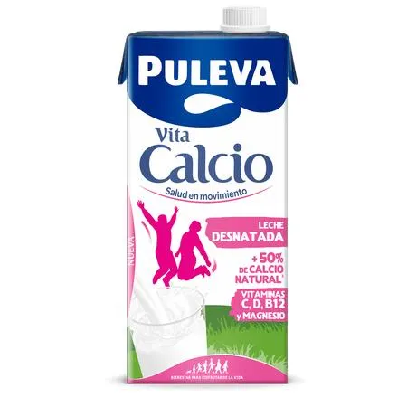Leche Puleva calcio 1l desnatada