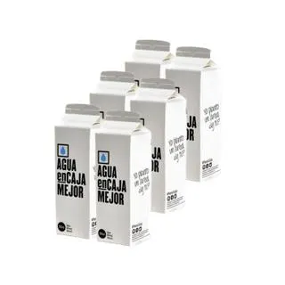 Pack 6 x 300 ml Agua Mineral Natural en Caja Mejor