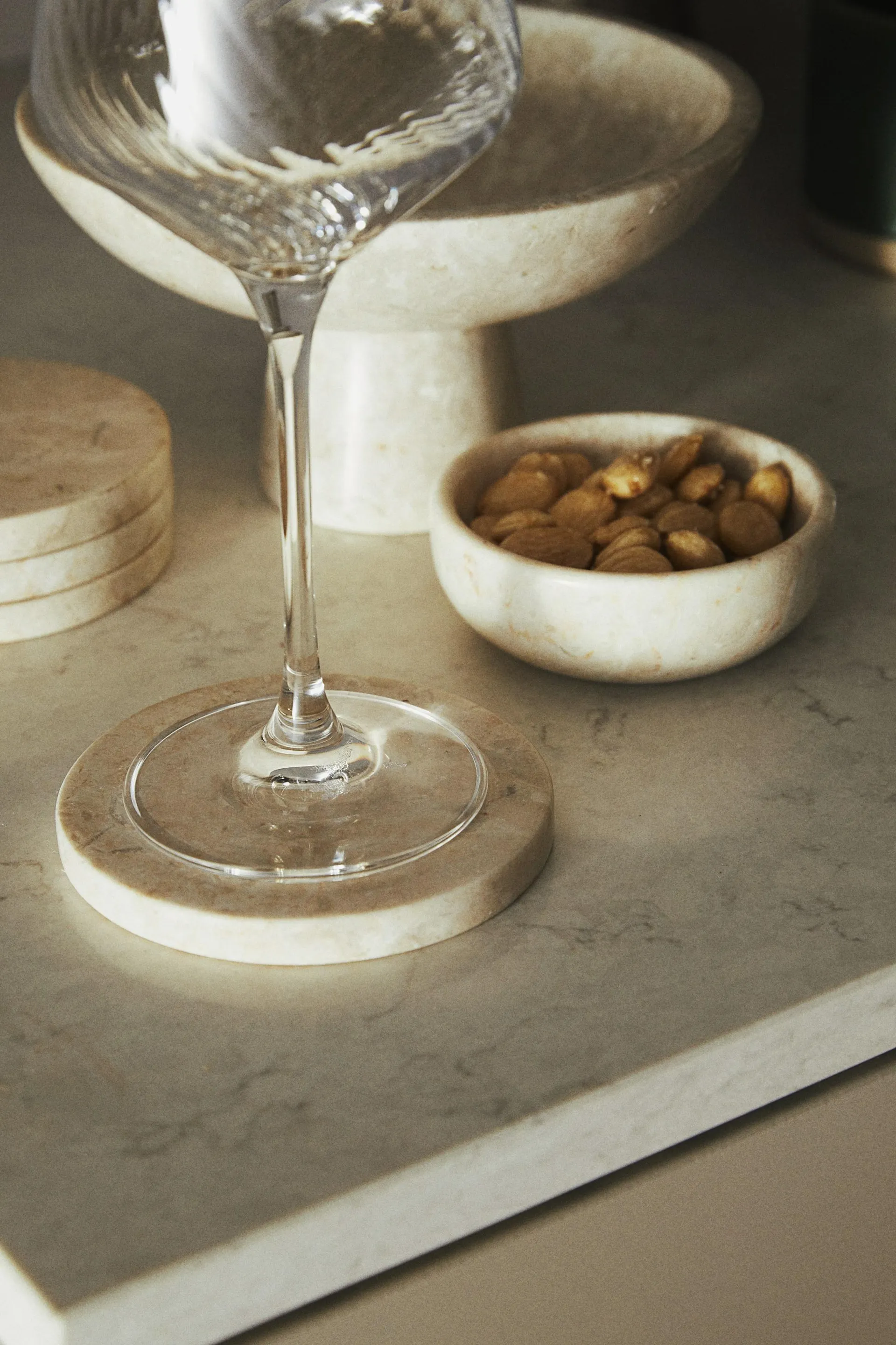 Pack de 4 posavasos de mármol