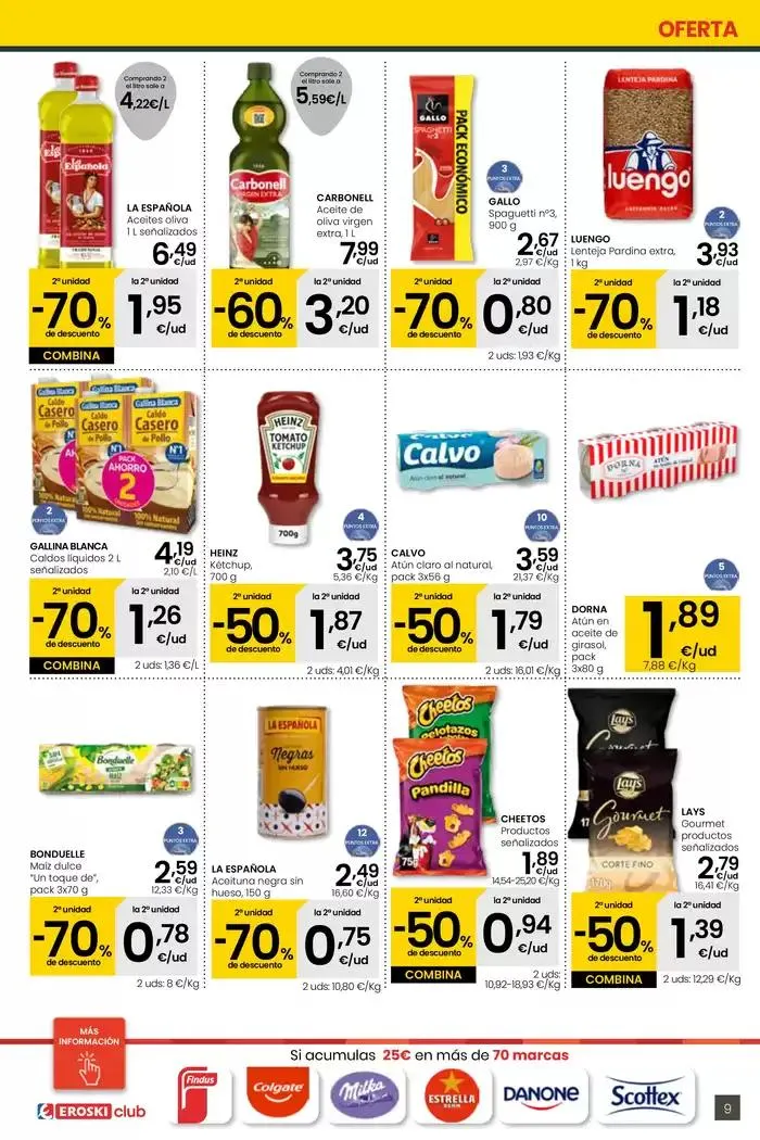 Catálogo de Precio más bajo SUPERMERCADOS EROSKI 27 de marzo al 8 de abril 2025 - Página 9