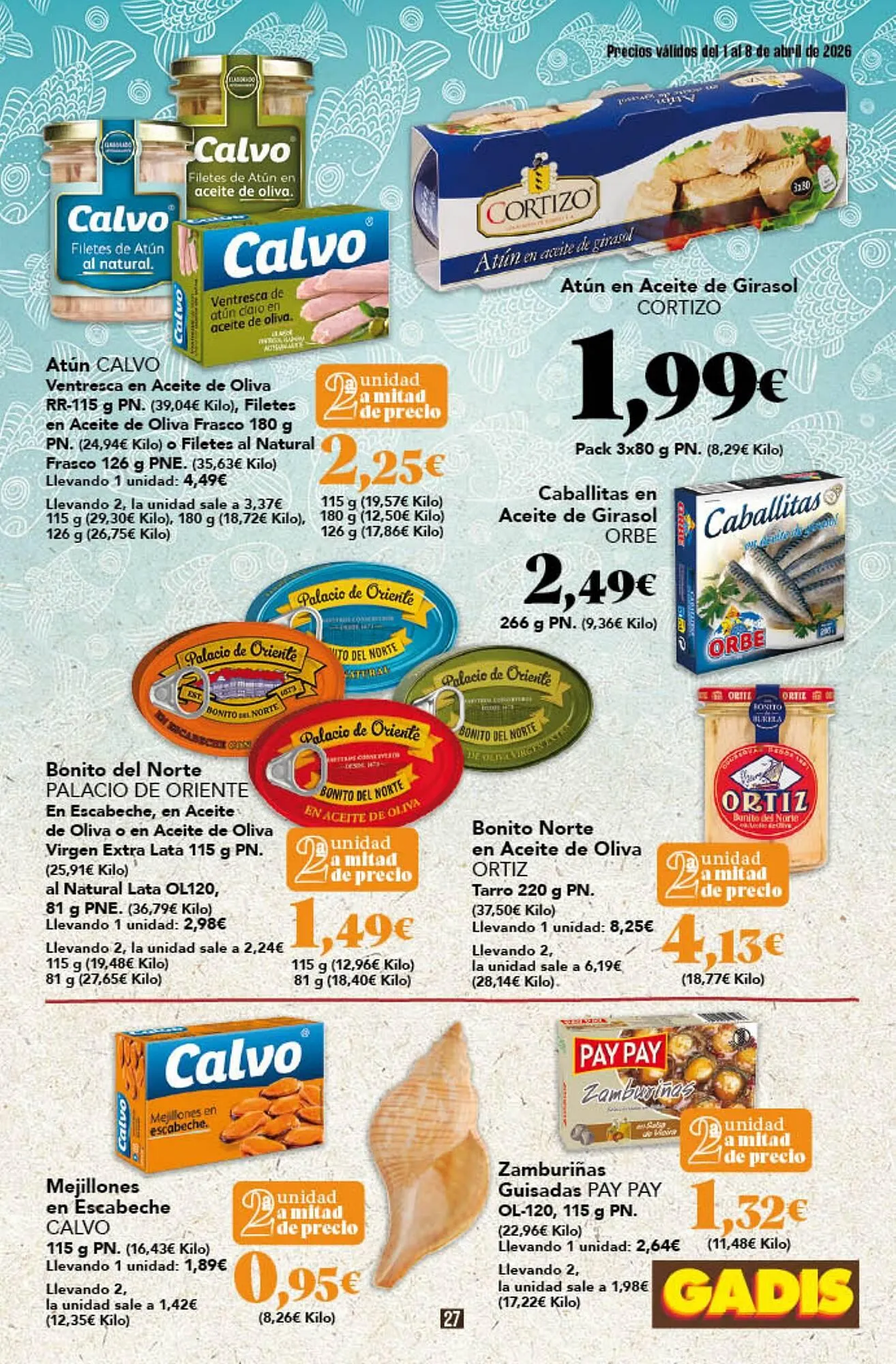 Catálogo de Folleto Gadis 1 de abril al 8 de abril 2026 - Página 27