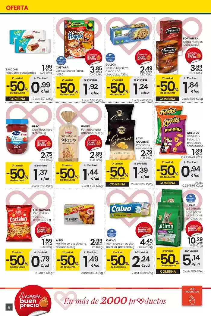 Catálogo de Más de 2000 productos, SIEMPRE A BUEN PRECIO SUPERMERCADOS EROSKI 30 de enero al 11 de febrero 2025 - Página 8