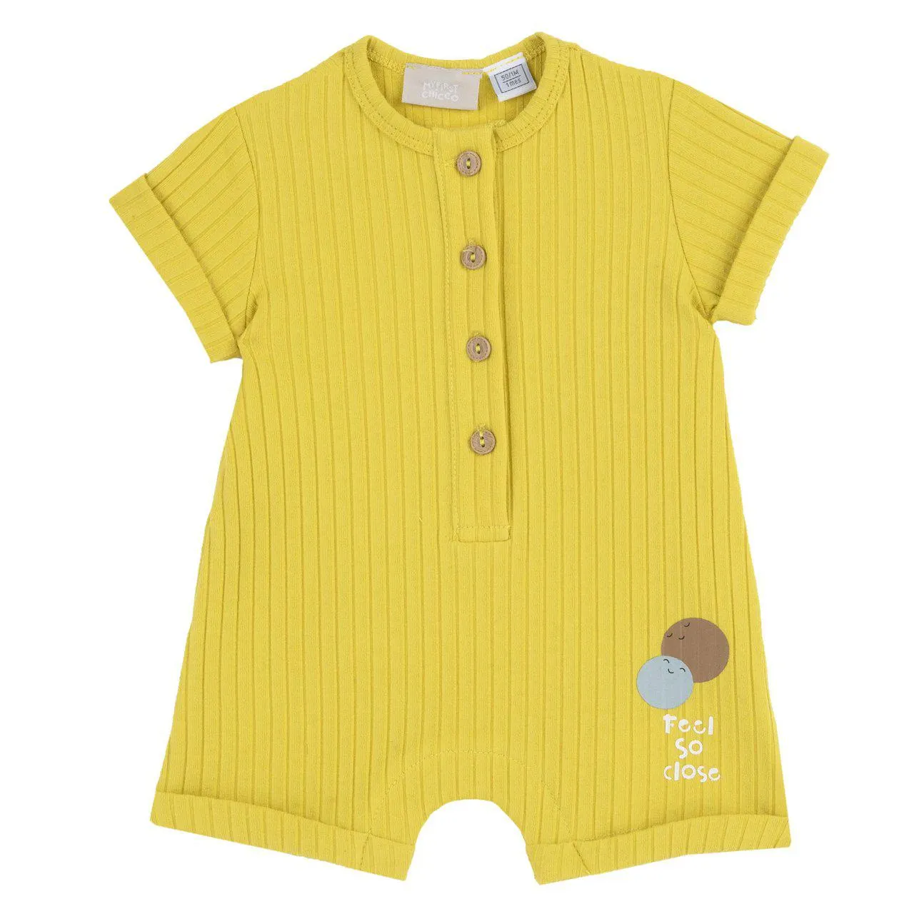 Mono de manga corta en canalé