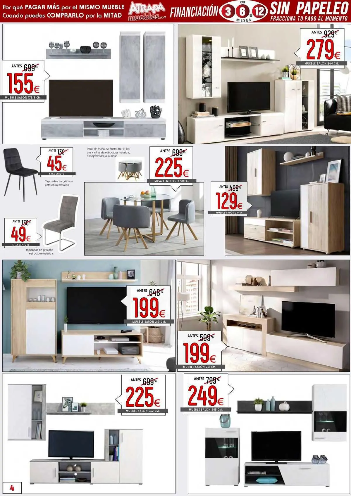 Catálogo de ATRAPAmuebles Folleto 28 de agosto al 11 de septiembre 2023 - Página 4