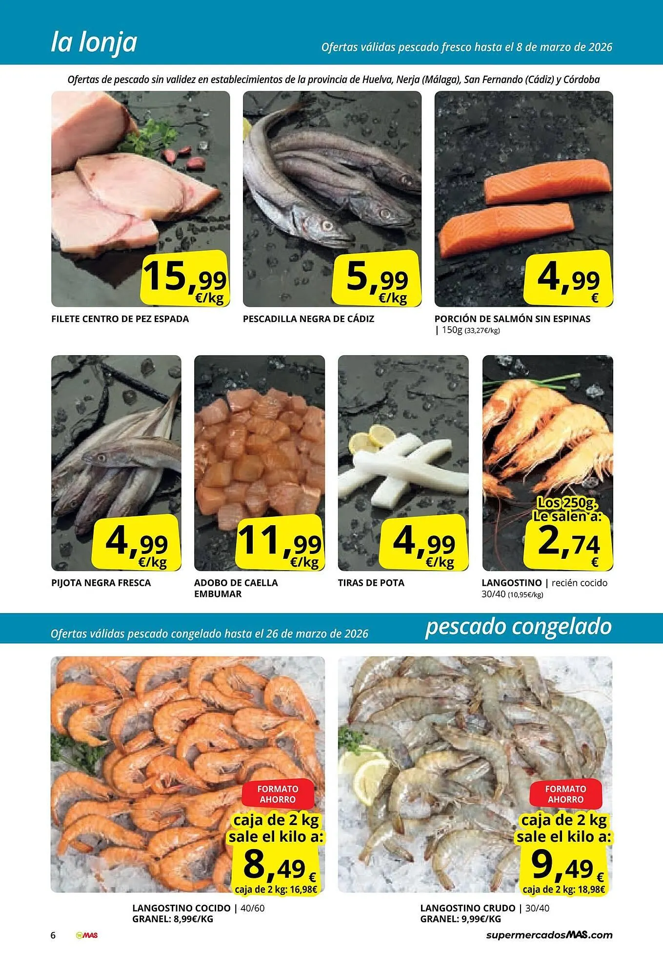 Catálogo de Folleto Supermercados MAS 3 de marzo al 26 de marzo 2026 - Página 6