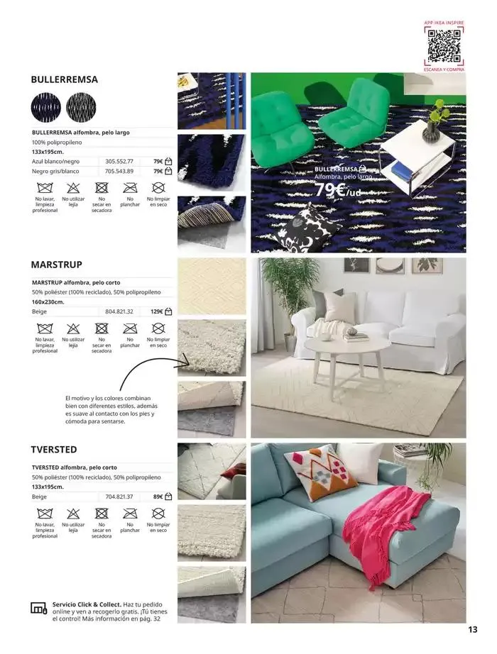 Catálogo de IKEA Catálogo Alfombras 3 de octubre al 31 de enero 2025 - Página 13