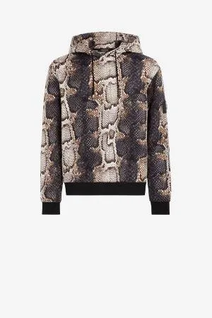 Sudadera con capucha y estampado Python