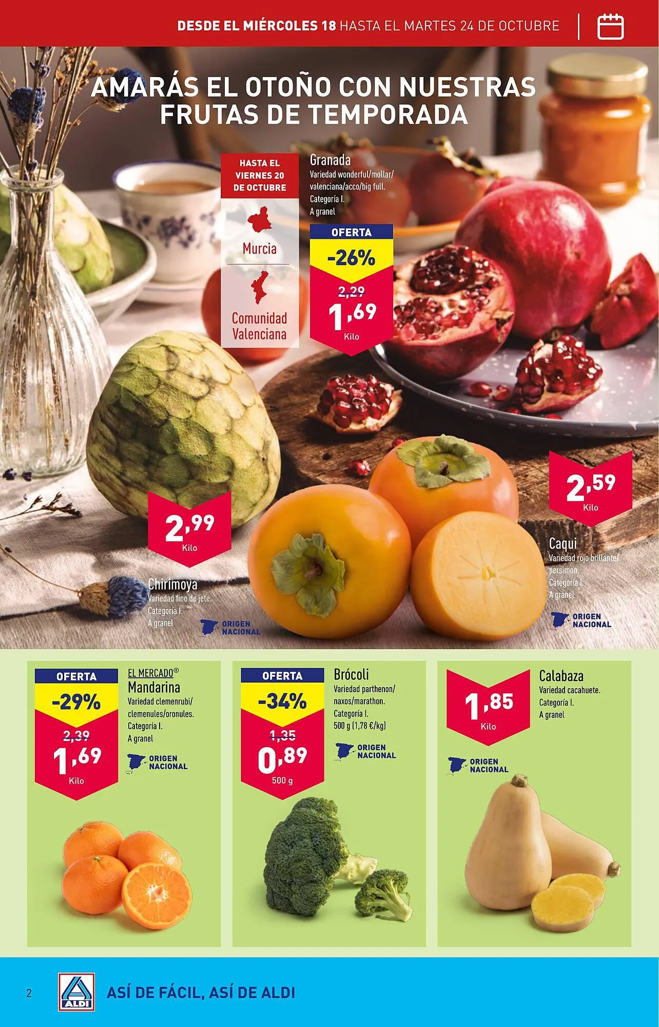 Catálogo de Folleto ALDI 18 de octubre al 24 de octubre 2023 - Página 2