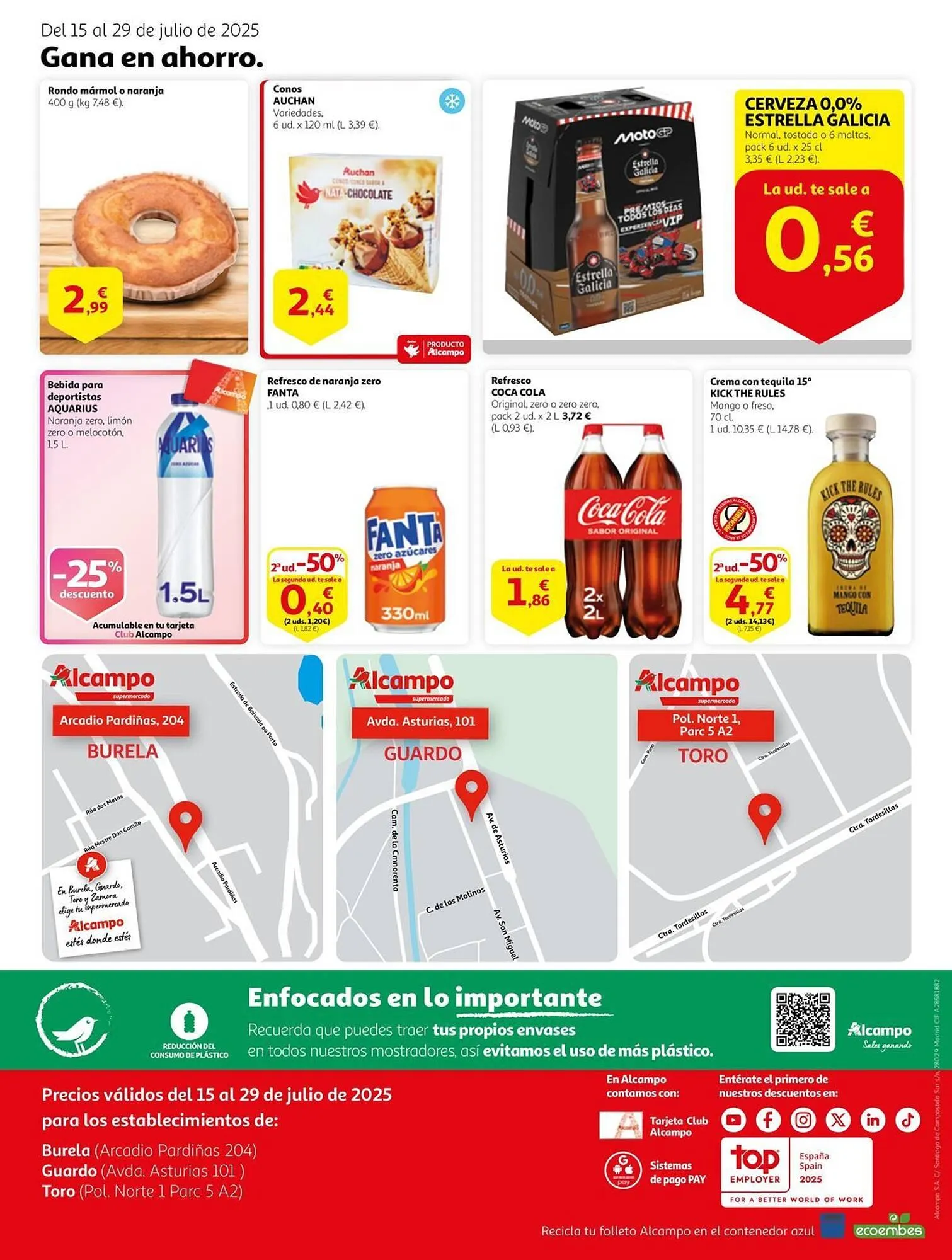 Catálogo de Folleto Alcampo 16 de julio al 29 de julio 2025 - Página 2