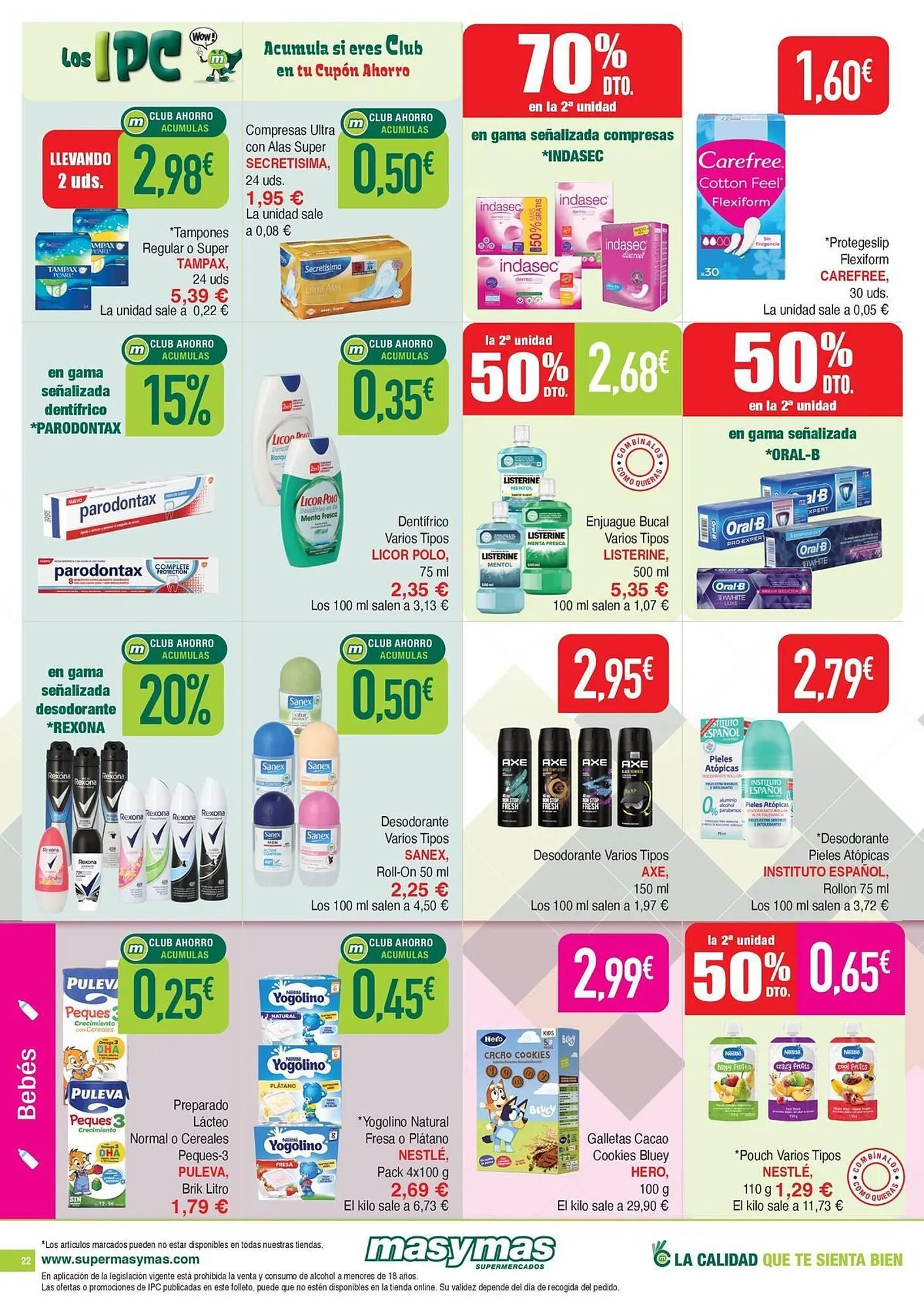 Catálogo de Folleto Masymas 26 de junio al 30 de julio 2025 - Página 22