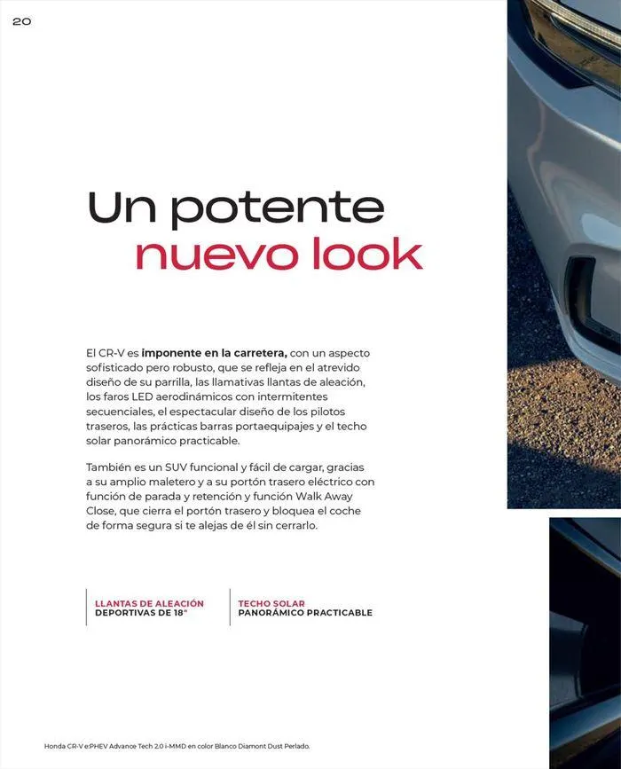 Catálogo de Honda CR-V e:HEV &amp; e:PHEV 9 de agosto al 30 de junio 2025 - Página 20