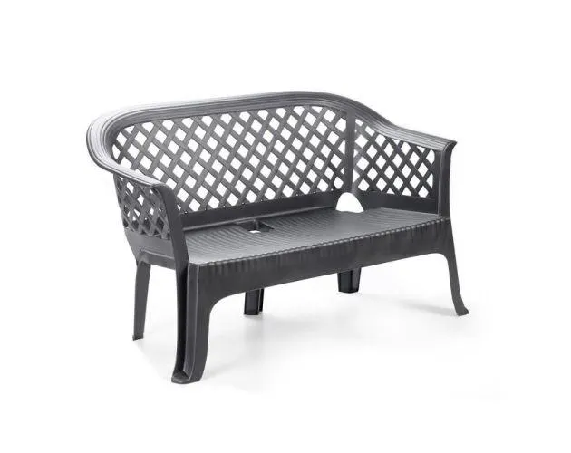 Banco resina lariana antracita