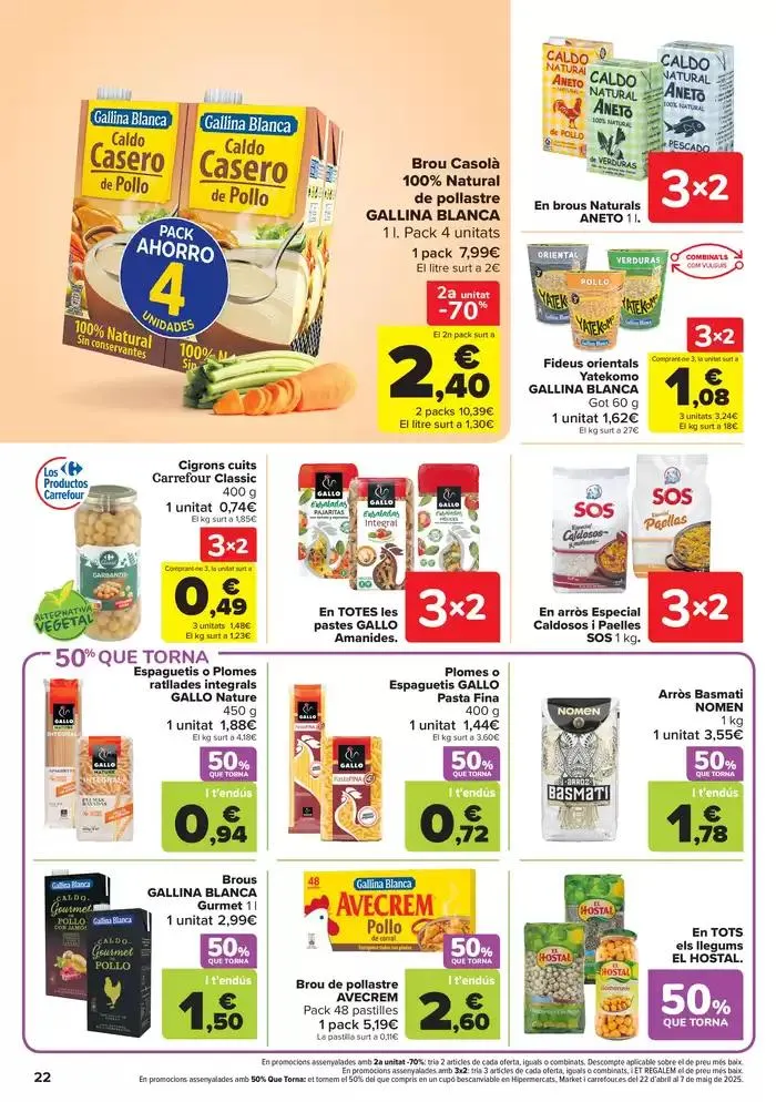 Catálogo de 50% QUE VUELVE + 3x2 10 de abril al 21 de abril 2025 - Página 22