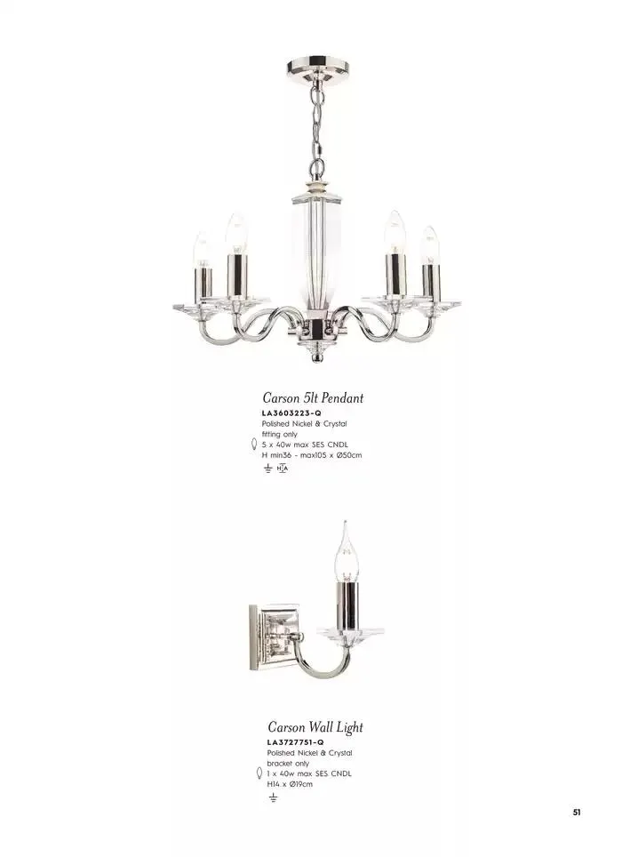 Catálogo de Lighting & Mirror Collection 12 de marzo al 31 de agosto 2025 - Página 53