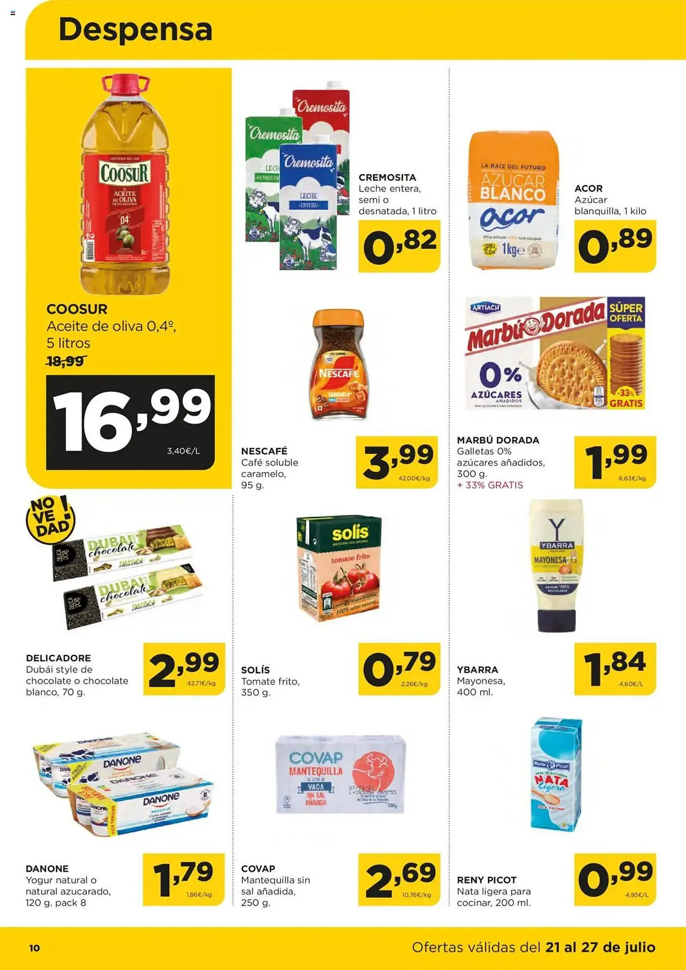 Catálogo de Folleto Alimerka 21 de julio al 27 de julio 2025 - Página 10