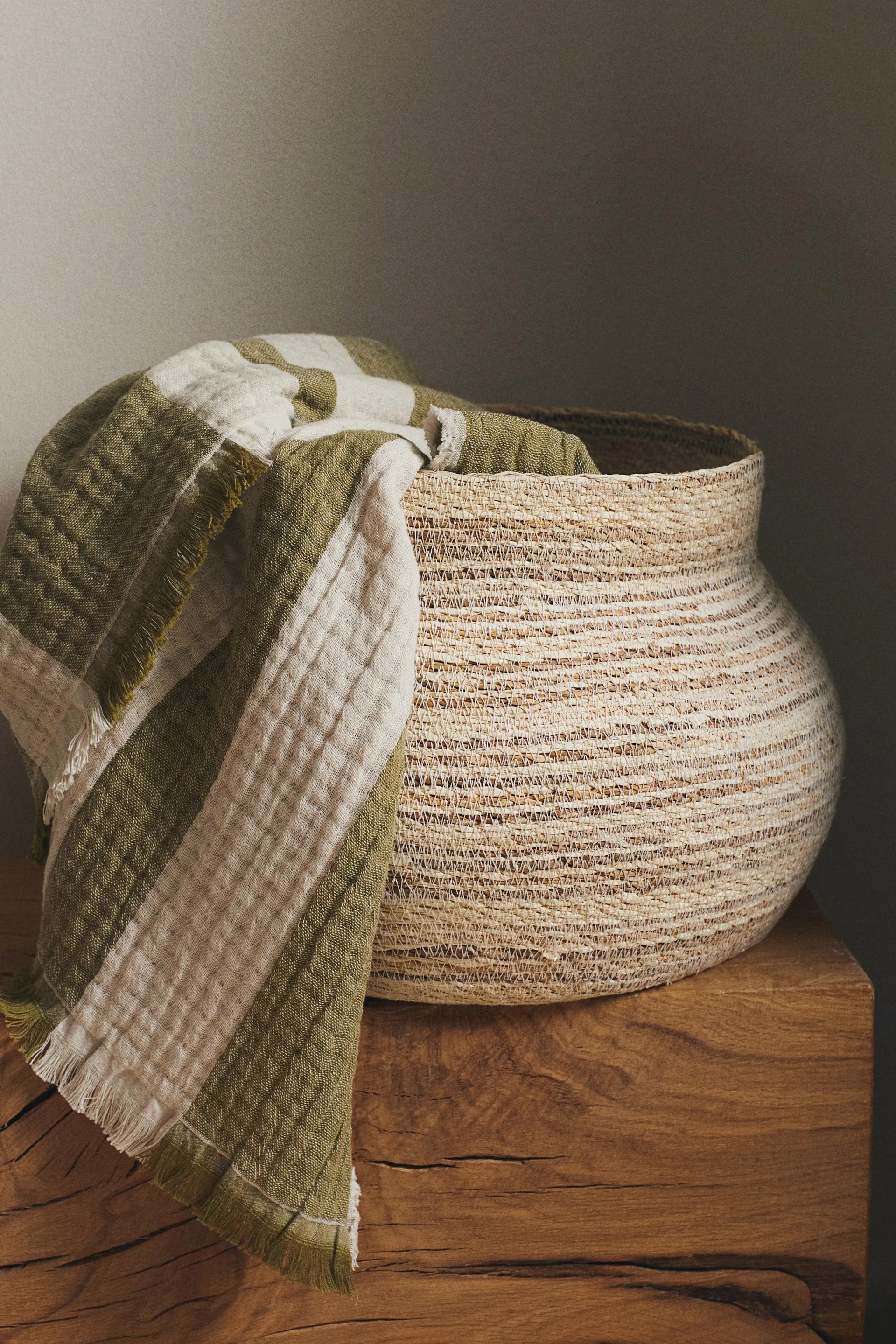 Manta en muselina de algodón