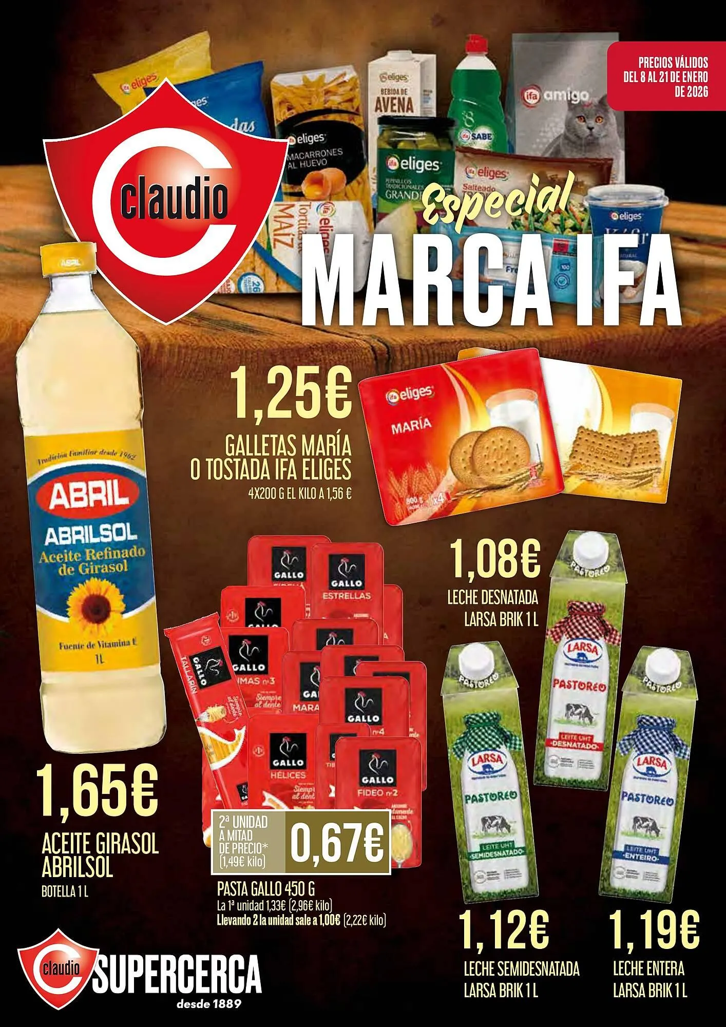 Catálogo de Folleto Claudio 8 de enero al 21 de enero 2026 - Página 1