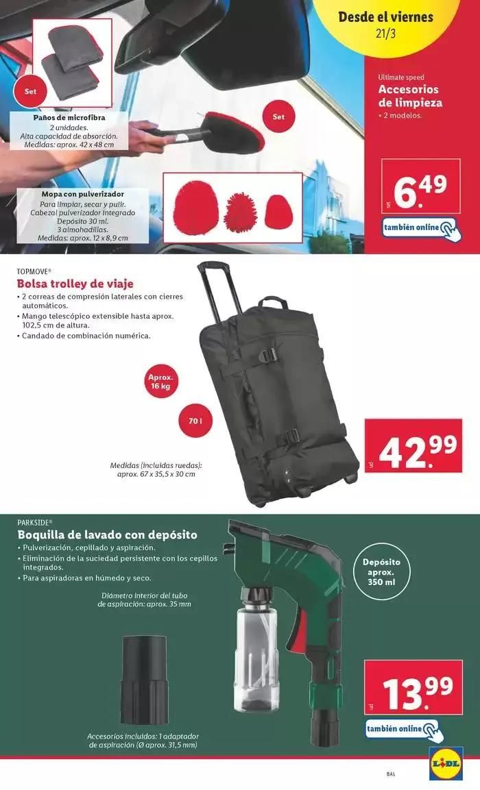 Catálogo de ¡Bazar Lidl! Ofertas válidas del 17/03 al 23/03 17 de marzo al 23 de marzo 2025 - Página 17