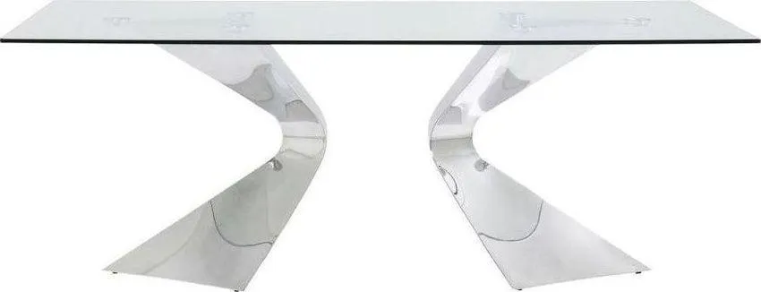 Mesa Gloria cromo 200x100cm