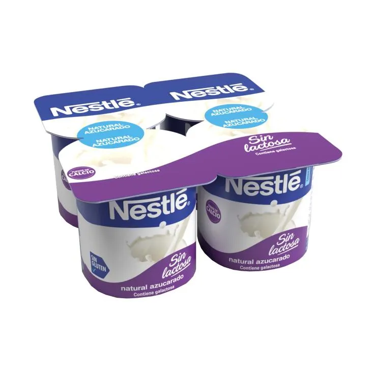 yogur natural azucarado sin lactosa, pk-4